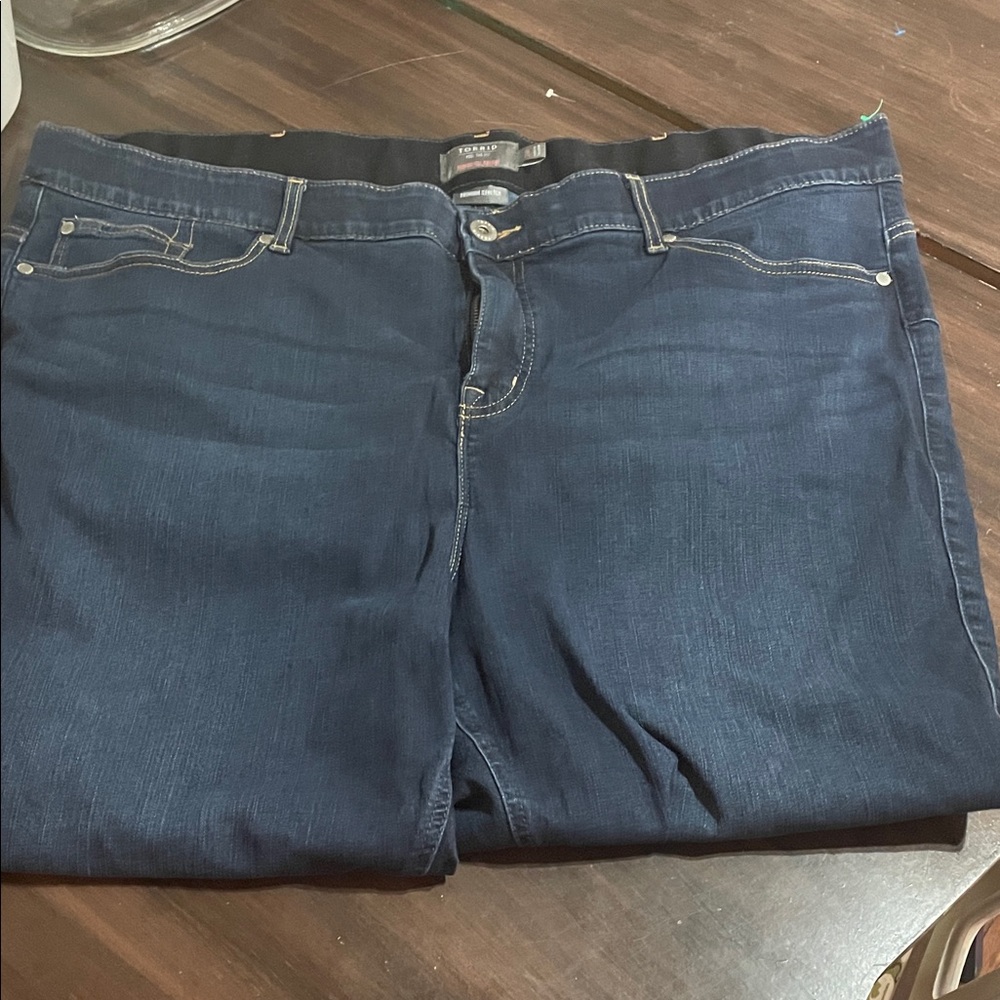 torrid Dark Blue Stretch Jeggings